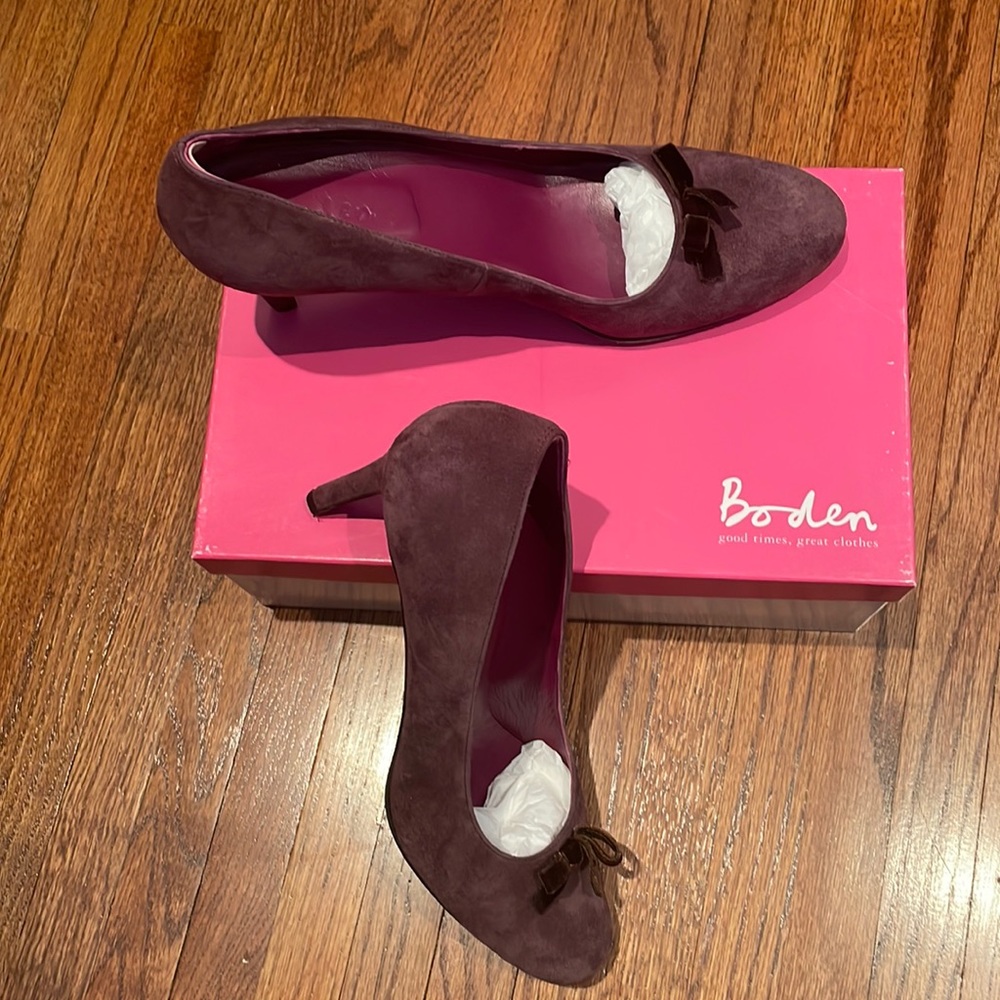 Plum Boden heels